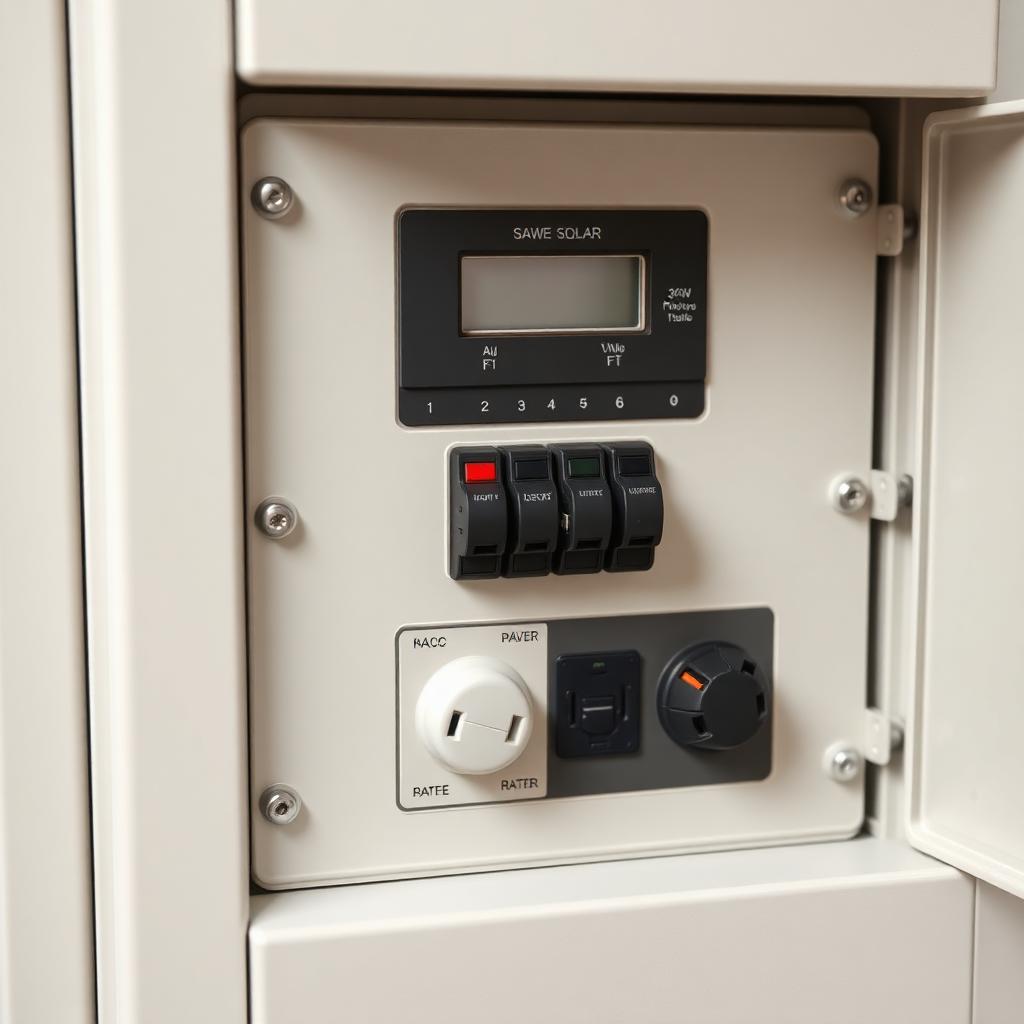 GS-GP3000 — ports & control panel detail