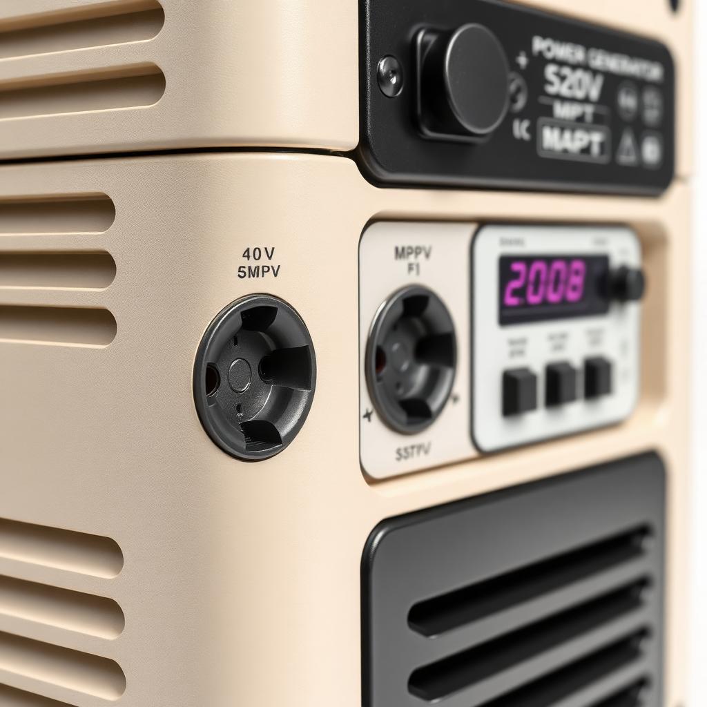GS-GP5000 — ports & control panel detail