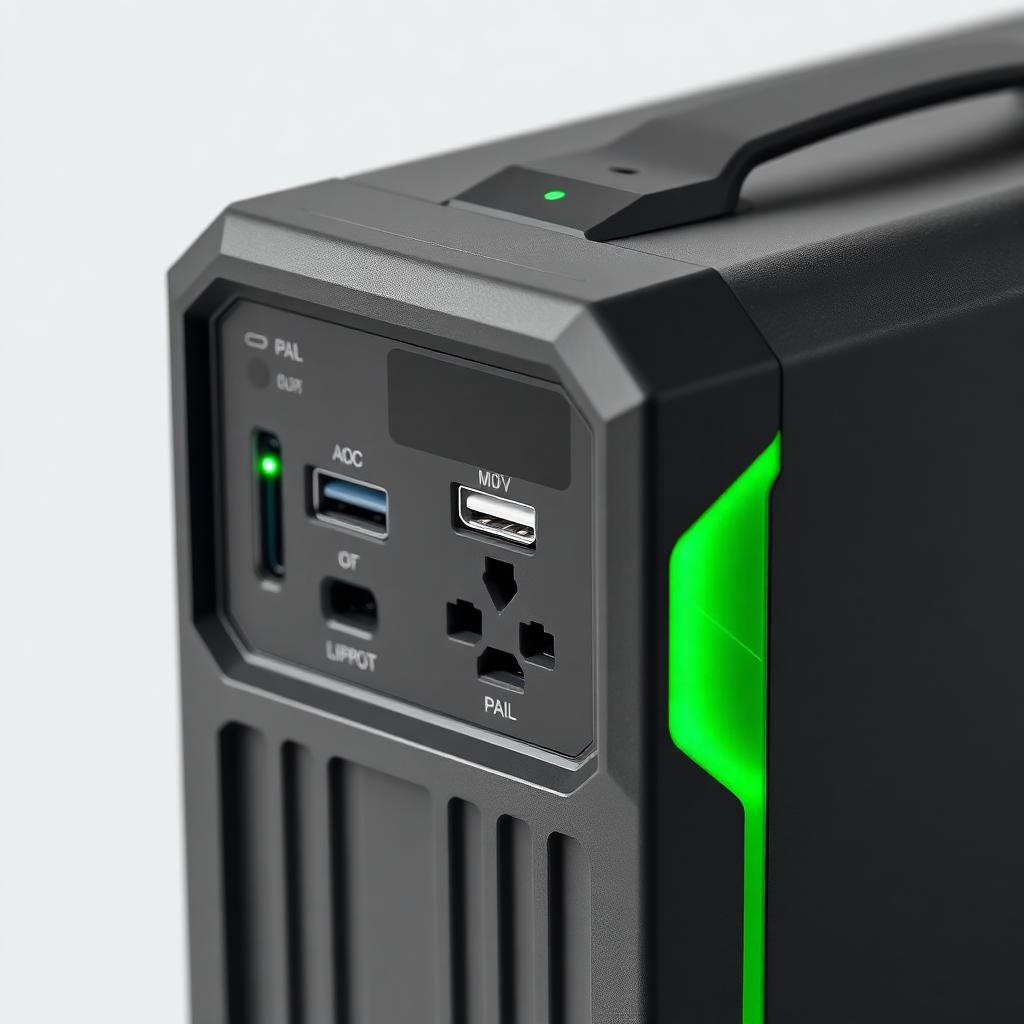 GS-YD Series — ports & control panel detail